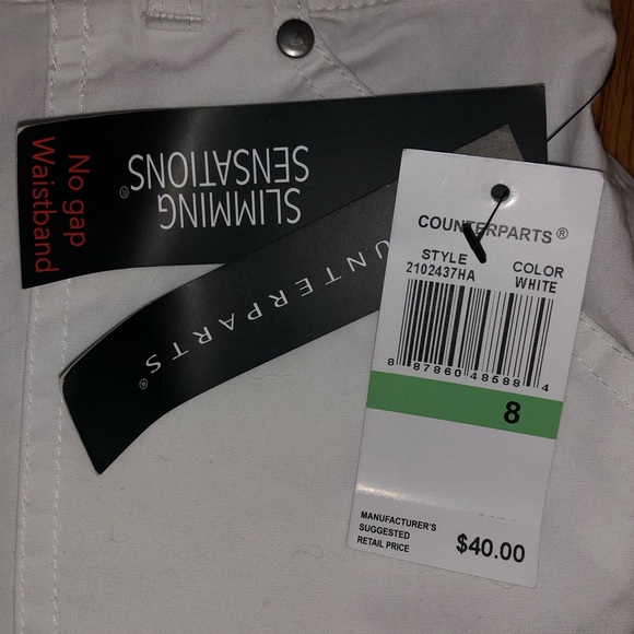 White Capri Pants - Picture 2 of 4